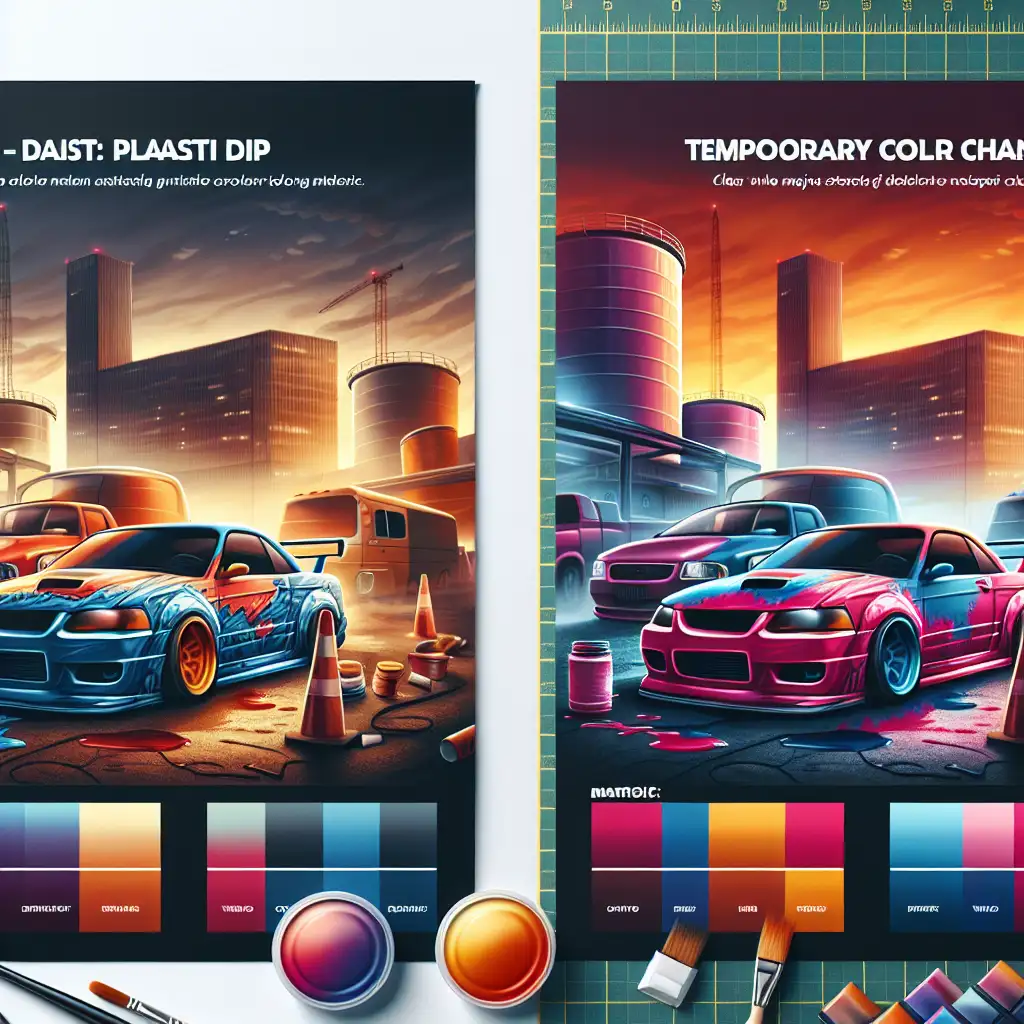 Wrap vs. Plasti Dip: Temporary Car Color Changes